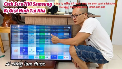 Sửa tivi Samsung Tại nhà > Linh kiện chính hãng bảo hành dài hạn