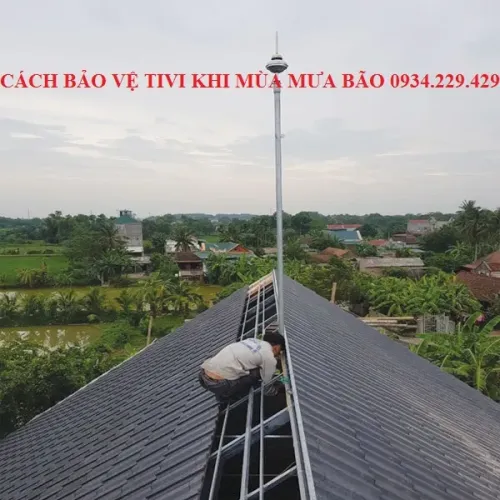 Cách bảo vệ tivi khi mùa mưa bão> Bạn cần biết