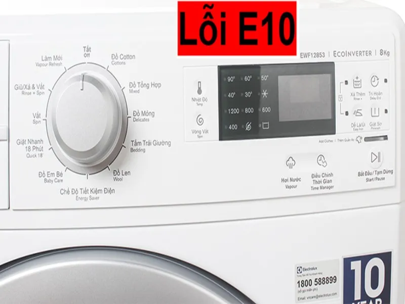 sửa máy giặt Electrolux tại Hà Nội
