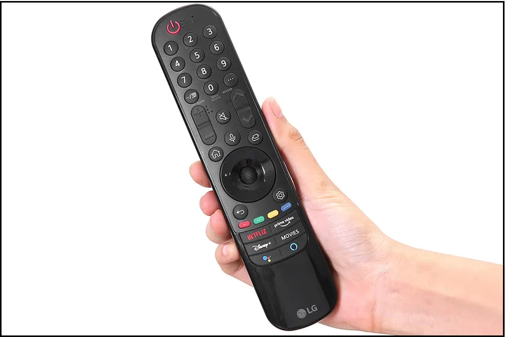 cách mở điều khiển tivi lg