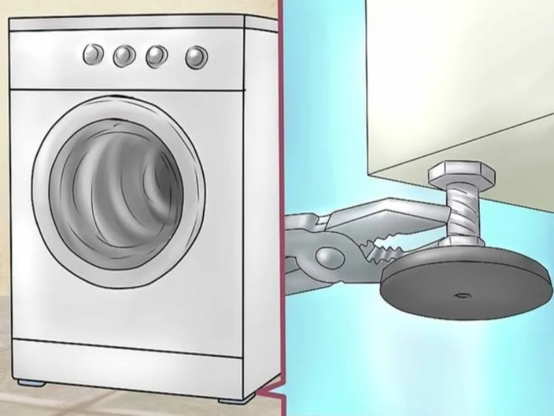 máy giặt kêu to khi vắt