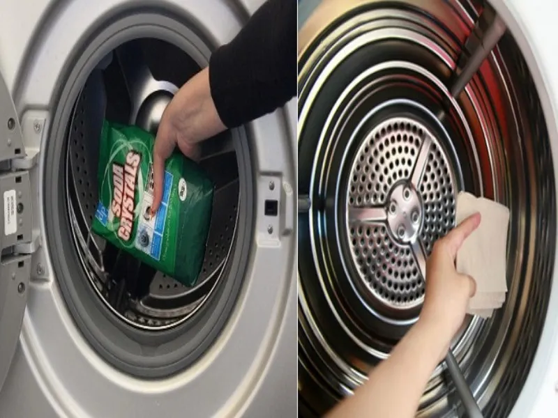cách vệ sinh máy giặt